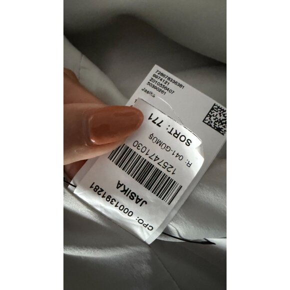 BOSS Jasika Gray Beige Greige Office Blazer Jacket Size US 14 - Picture 3 of 12